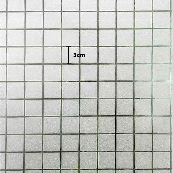 Stiker Kaca Sandblast Glitter Premium Rol Sticker Es Motif Dekorasi Kaca Jendela 60CM x 3M - Kotak 3