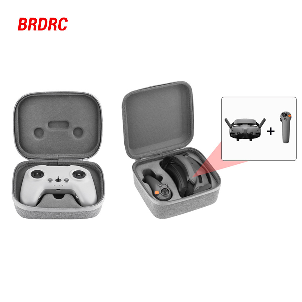 BRDRC Storage Case for DJI Avata 2 Bag Portable Carrying Handbag Splashproof for DJI Goggles 3 FPV B