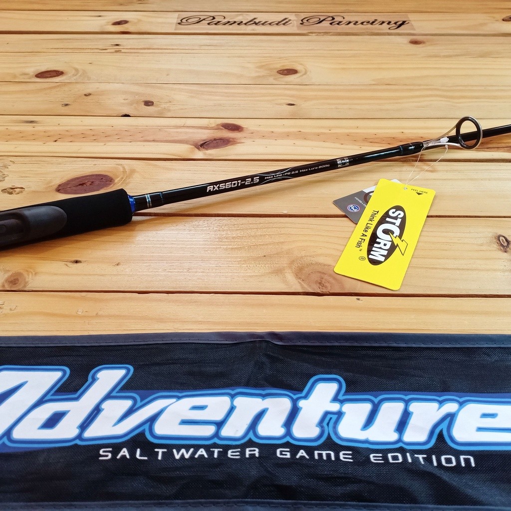 JAMIN MURAH STORM | Joran Salt Water STORM ADVENTURE XTREME Jigging Rod 1 pc - FUJI - Type Spinning 