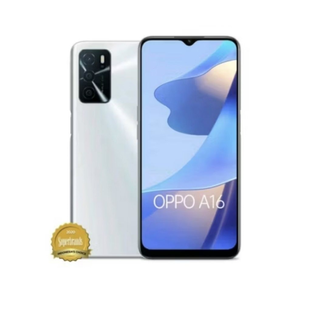 oppo a16 versi ram 3 32gb hp second original lengkap