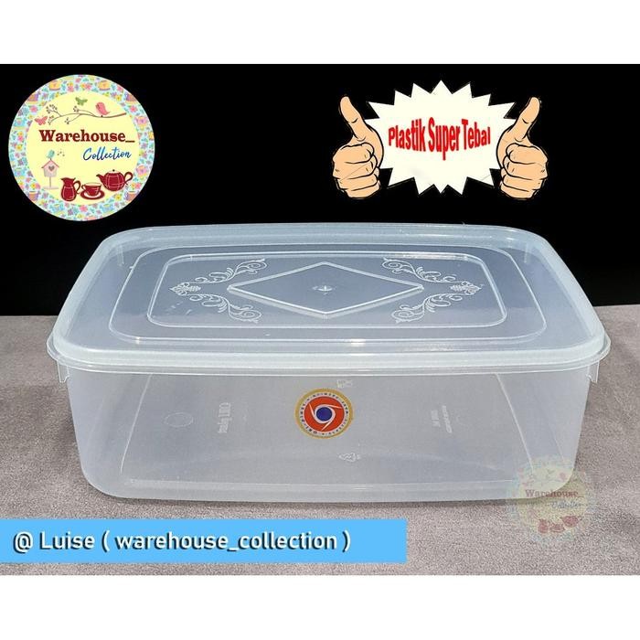 Sealware 3500ml plastik transparan / Kotak Kue Donat Plastik OriPlast / Thinwall sealpack tebal seal