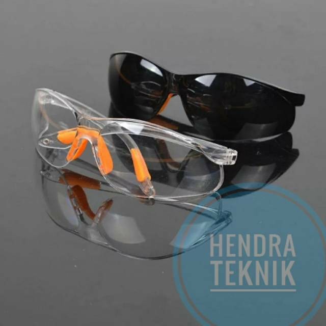 KACAMATA SAVETY BENING LAS GRINDA LAS MOTOR KACAMATA PENGAMAN SPORTY MURAH DIN 10 HITAM / CLEAR