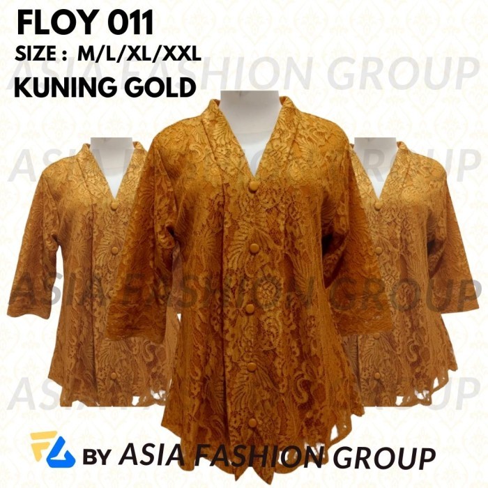 

✨LARIS✨ -ATASAN BLOUSE BRUKAT FLOY 011 - GOLD, M