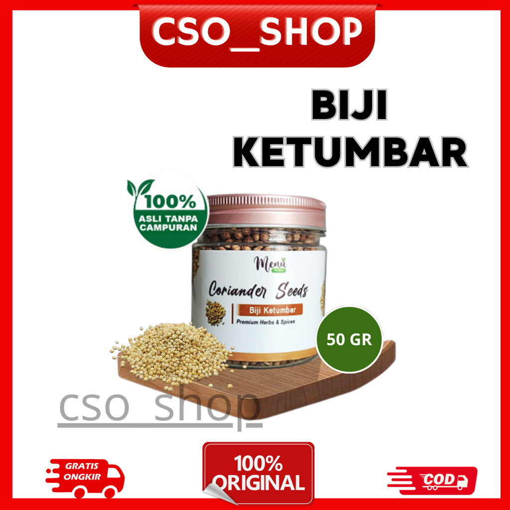 

KETUMBAR Biji / Bubuk Organik 100% Alami - Rempah Sehat untuk Bumbu & Masakan Tradisional