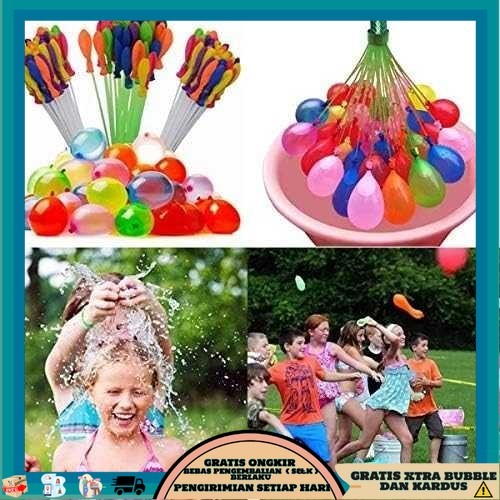 

TQK - Partycode Balon Air Quick Water Filling Magic Waters Ballons 111 PCS - V21-A