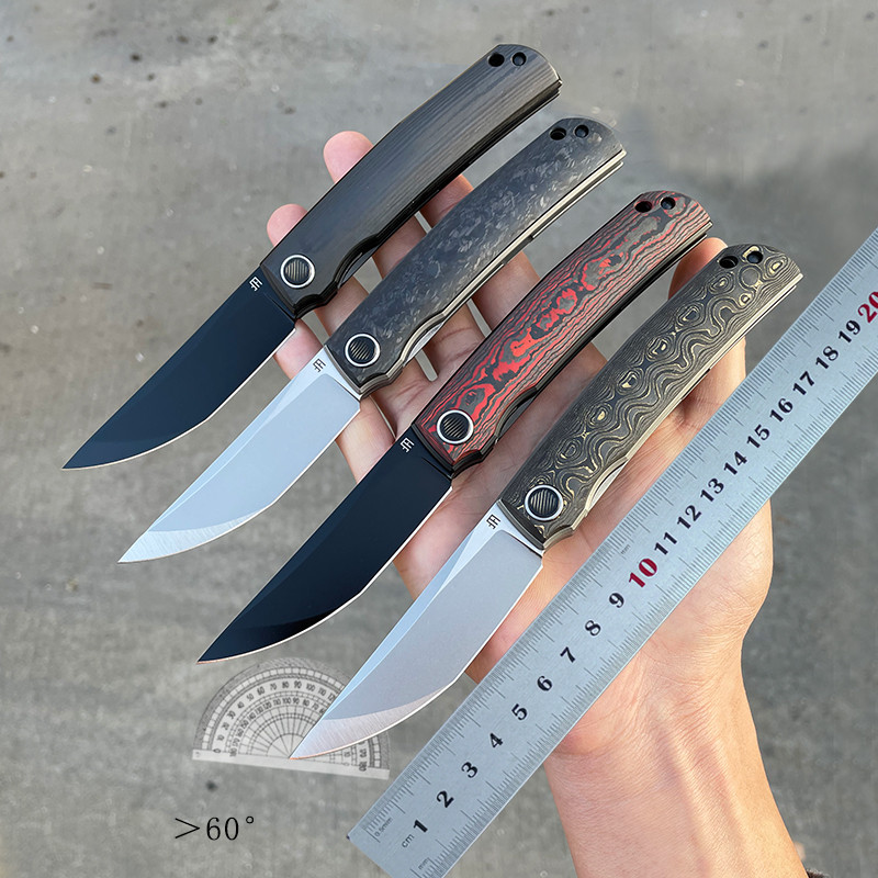 BeiShan Li 154CM Steel Blade Camping Folding Knife Outdoor Survival Cutting EDC Tool Limitted Fine C