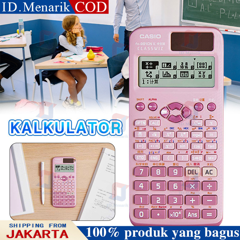

Kalkulator Scientific Casio ilmiah FX-991ES-Plus Calculator Scientific Casio Kalkulator Casio Scientific 417 Fungsi/Dua Sumber Tenaga Baterai Dan Tenaga Matahari/40 Konstanta Rumus