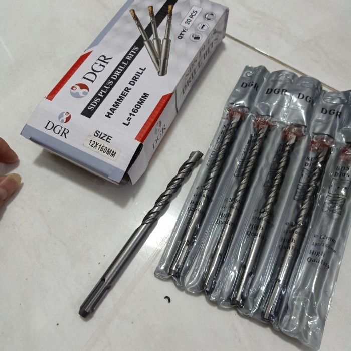 dgr mata bor tembok sds plus 12mm x160 / mata bor tembok sds dgr mata bor sds dgr