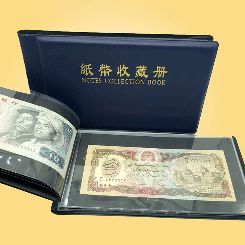 

Collecting Paper Money Organizer 30 Pages Albums Paper Money Album Money Banknote Storage Case Paper Money Collector