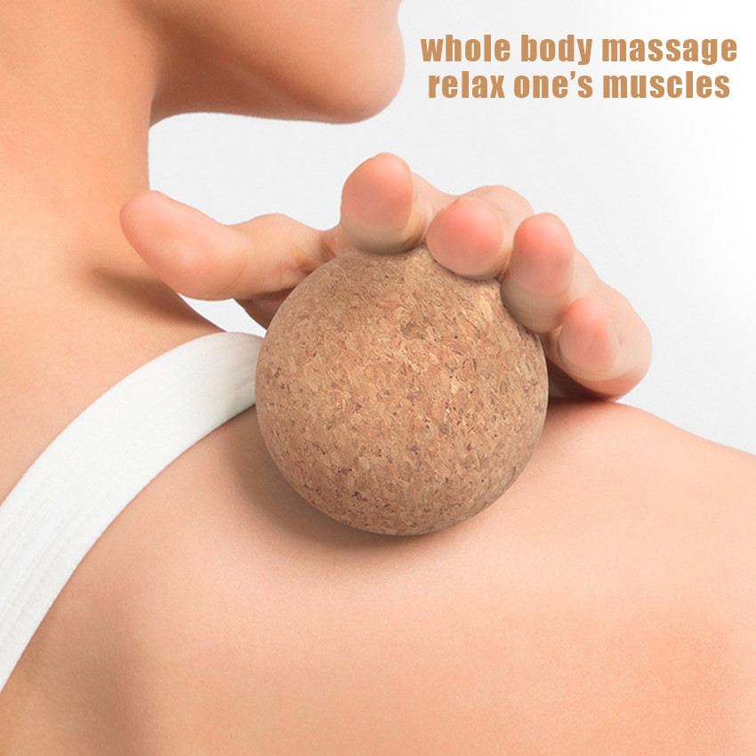 OneKlik - Cork Massage Ball KETTLER / Bola Terapi Pijat / Bola Therapy Yoga / Massage Ball Cork /