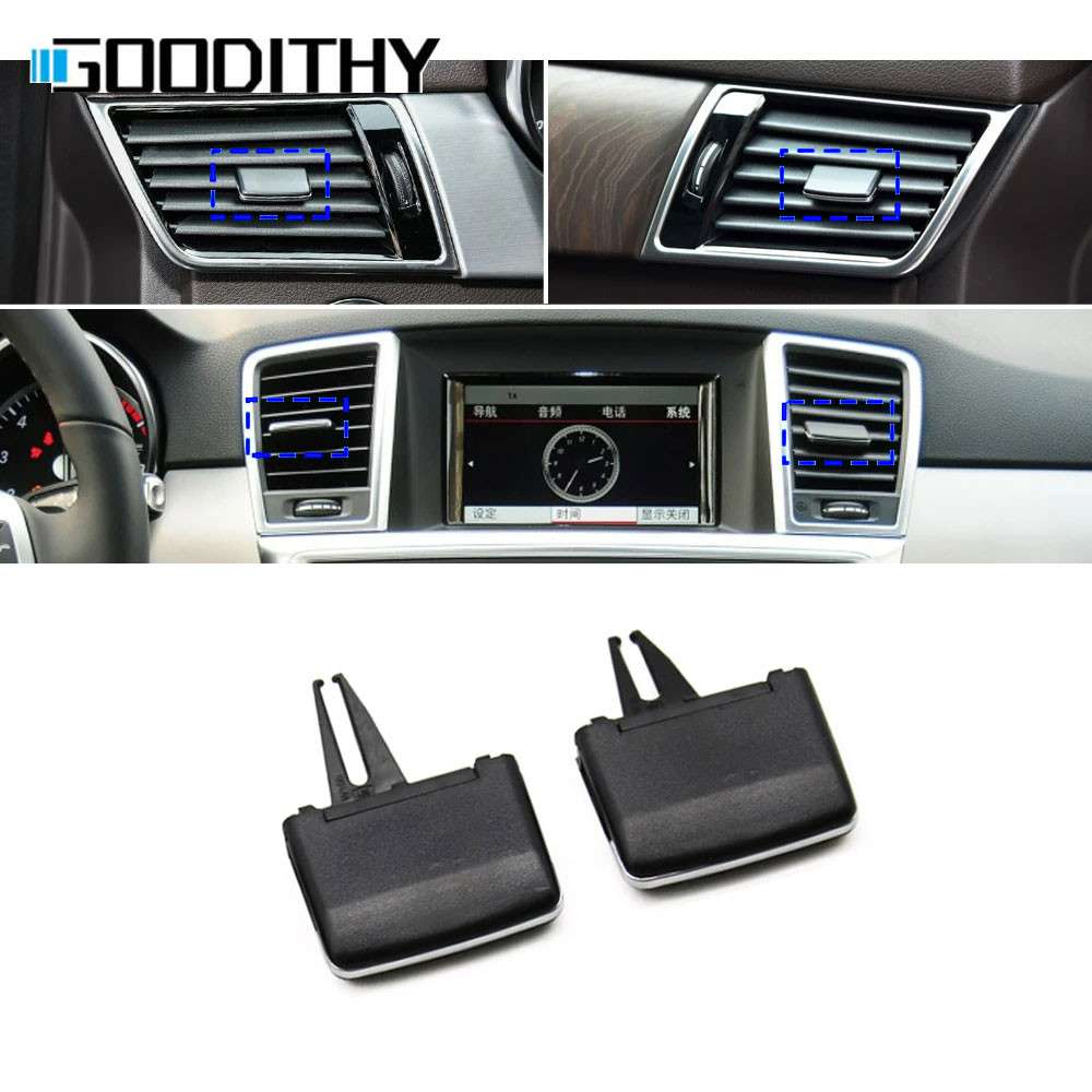 

Front/Rear Air Vent Grille Outlet Tab Clip AC Vent Paddle Repair Kit Car Accessories For Mercedes Benz W166 W292 ML GL GLE GLS
