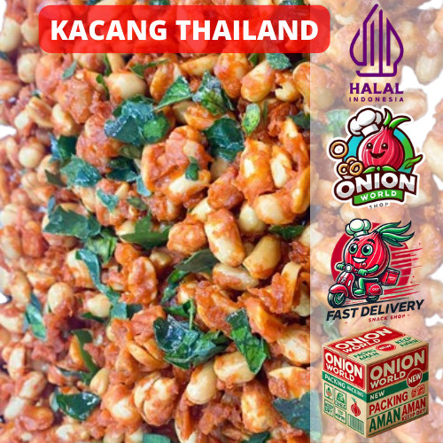

UWD KACANG THALIAND 500gr Kacang Thailand Daun Jeruk Kacang Thailand Pedas Manis Daun Jeruk