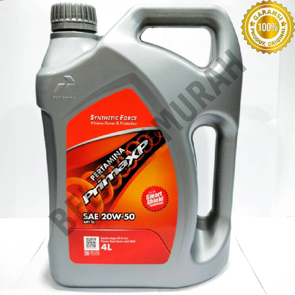 Oli PRIMA XP SAE 20w-50 Galon / 4 Liter 100% ASLI