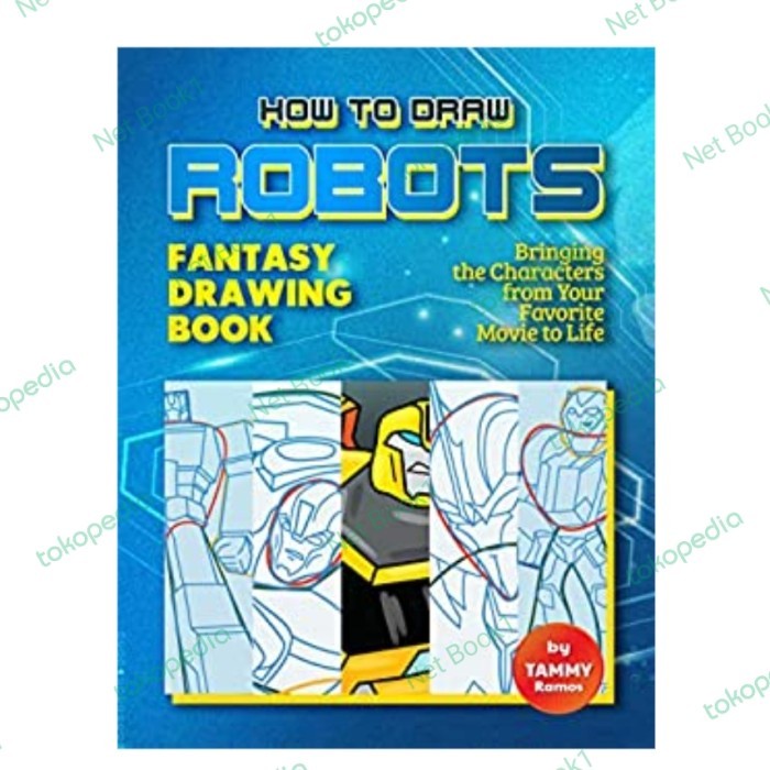 Buku How to Draw Robots - Fantasy Drawing Book