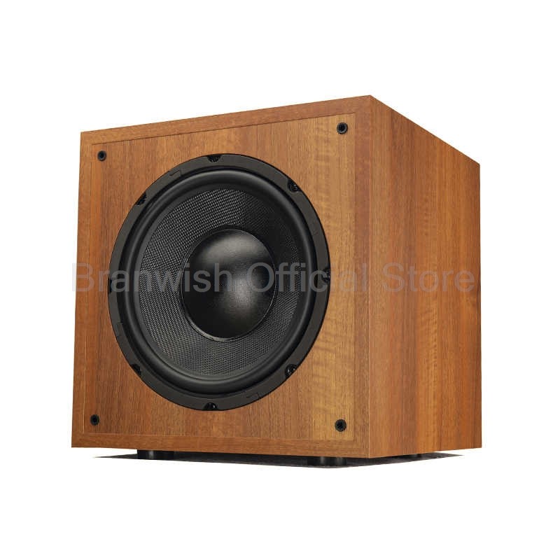 10/12 Inch Super Subwoofer High Power Speaker Active HiFi Wooden Subwoofer High Fidelity Home Theate