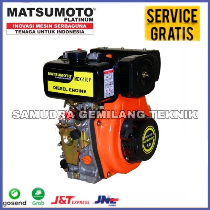 Mesin Penggerak Diesel Engine 7 Hp Matsumoto MDX-178 F