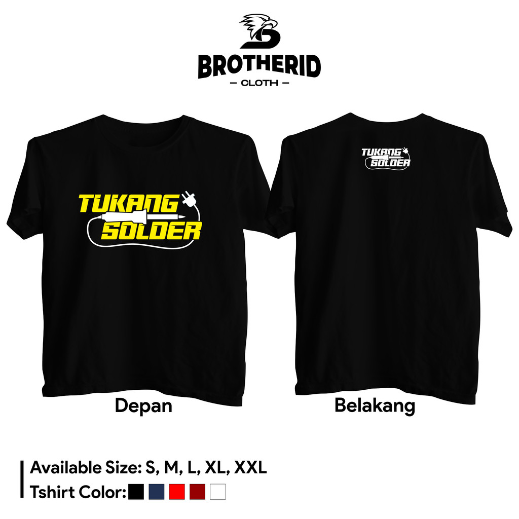 Kaos Tukang Solder Baju Profesi Teknisi Service Elektronik HP