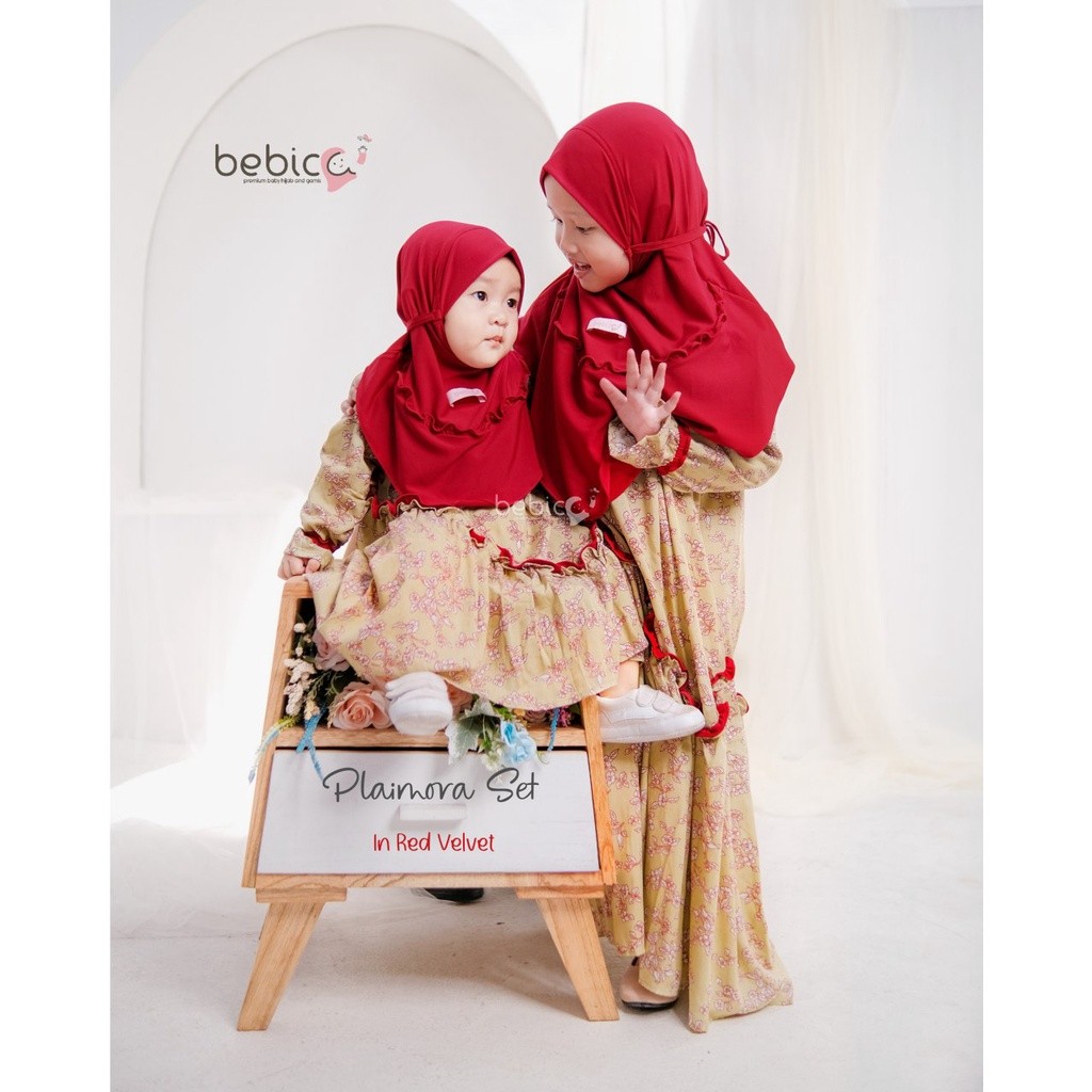 BEBICA Plaimora Gamis Tanpa Hijab [Gamis Bayi / Anak]
