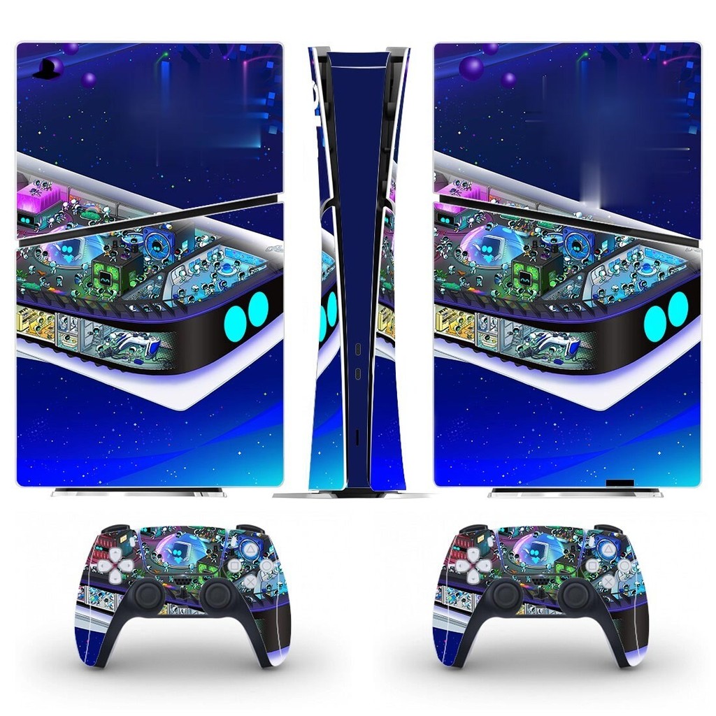 

Game Astro Bot PS5 Slim Digital Skin Sticker Protector Decal Cover for Console Controller PS5 Slim Sticker Vinyl
