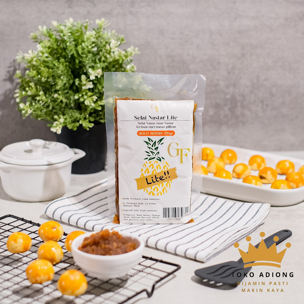 

SELAI NASTAR GF LITE 250GR - selai nastar nanas