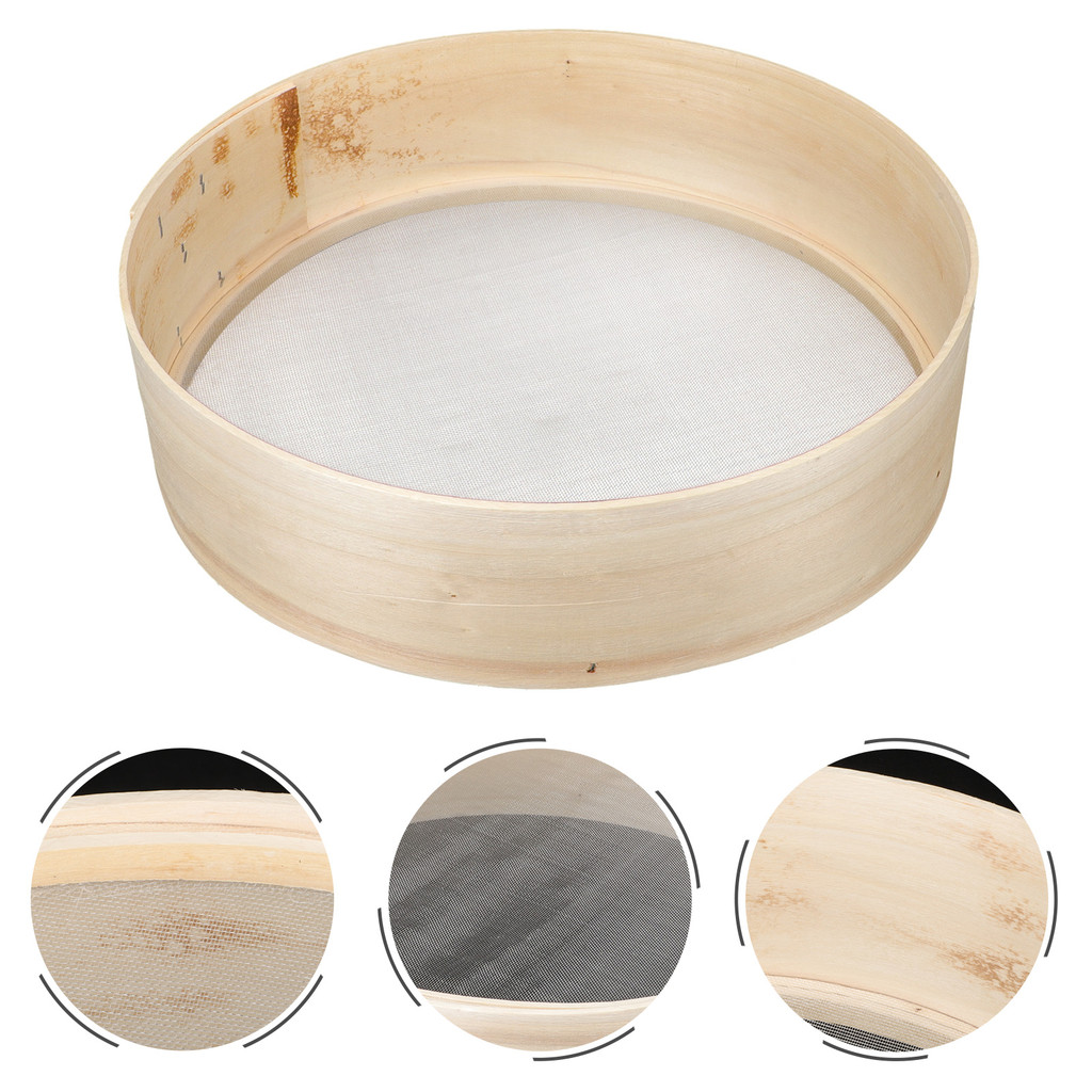 

Household Flour Sifter Handheld Sieve Baking Tool for Baking and Cooking Fine Mesh Flour Strainer for Fluffy Cakes and Cookies