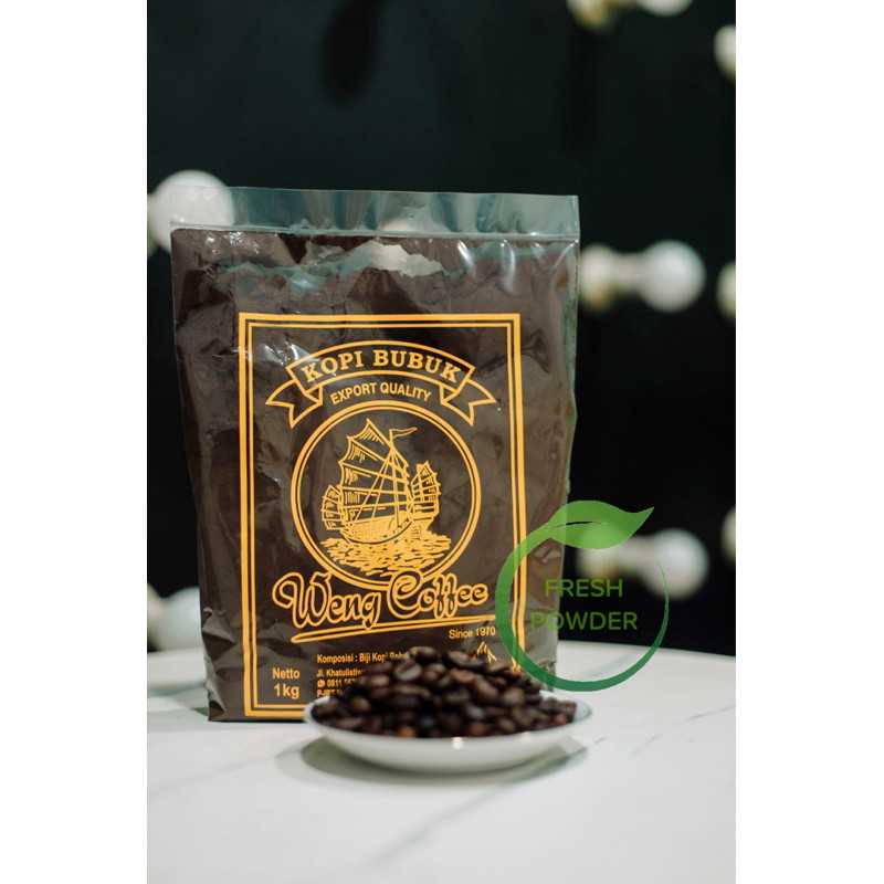 

alifa cofe Bubuk Kopi Weng Coffee Original kalimantan 1Kg