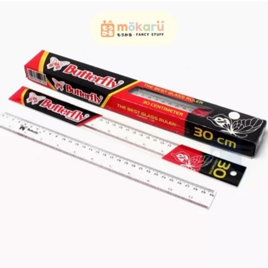 

Butterfly Penggaris Plastik 30 cm Penggaris BTF