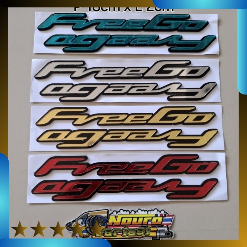 Emblem Yamaha freego akrilik berkualitas Lightnaziashop