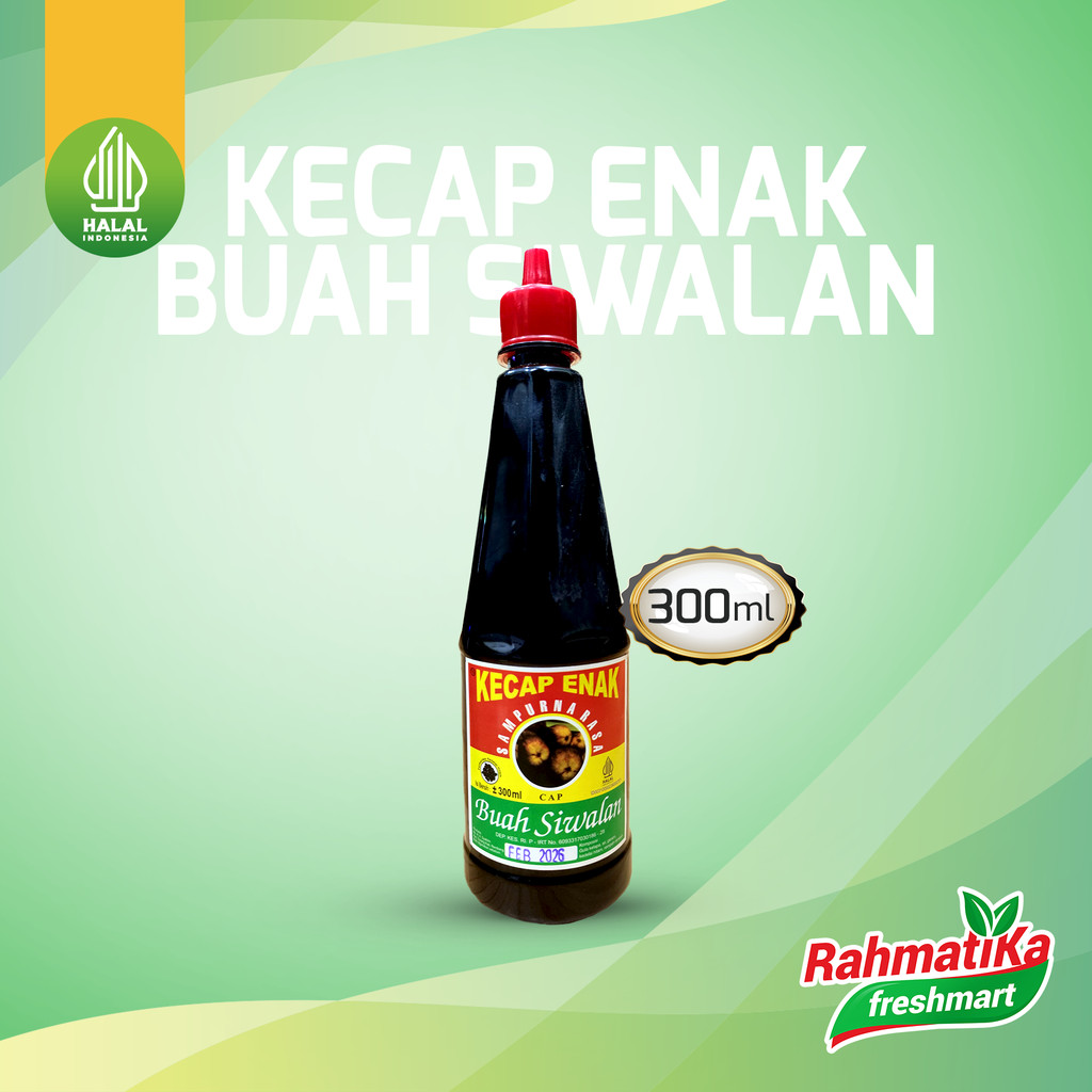 

Kecap Enak Cap Buah Siwalan Botol 300 ml