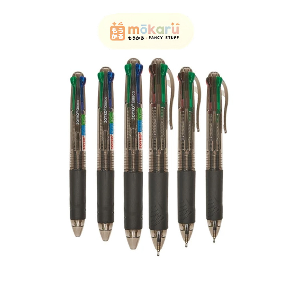 

Pulpen Joyko BP-213 Quaco 4 Warna / Colours BP213 Quaco 4 in 1 Warna Color Ballpoint