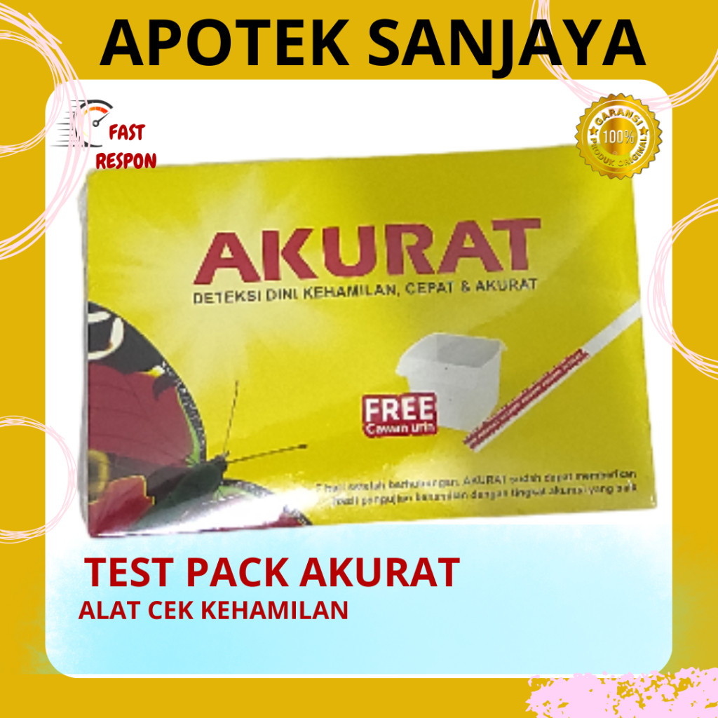 AKURAT TES KEHAMILAN / 1 PCS / TEST PACK
