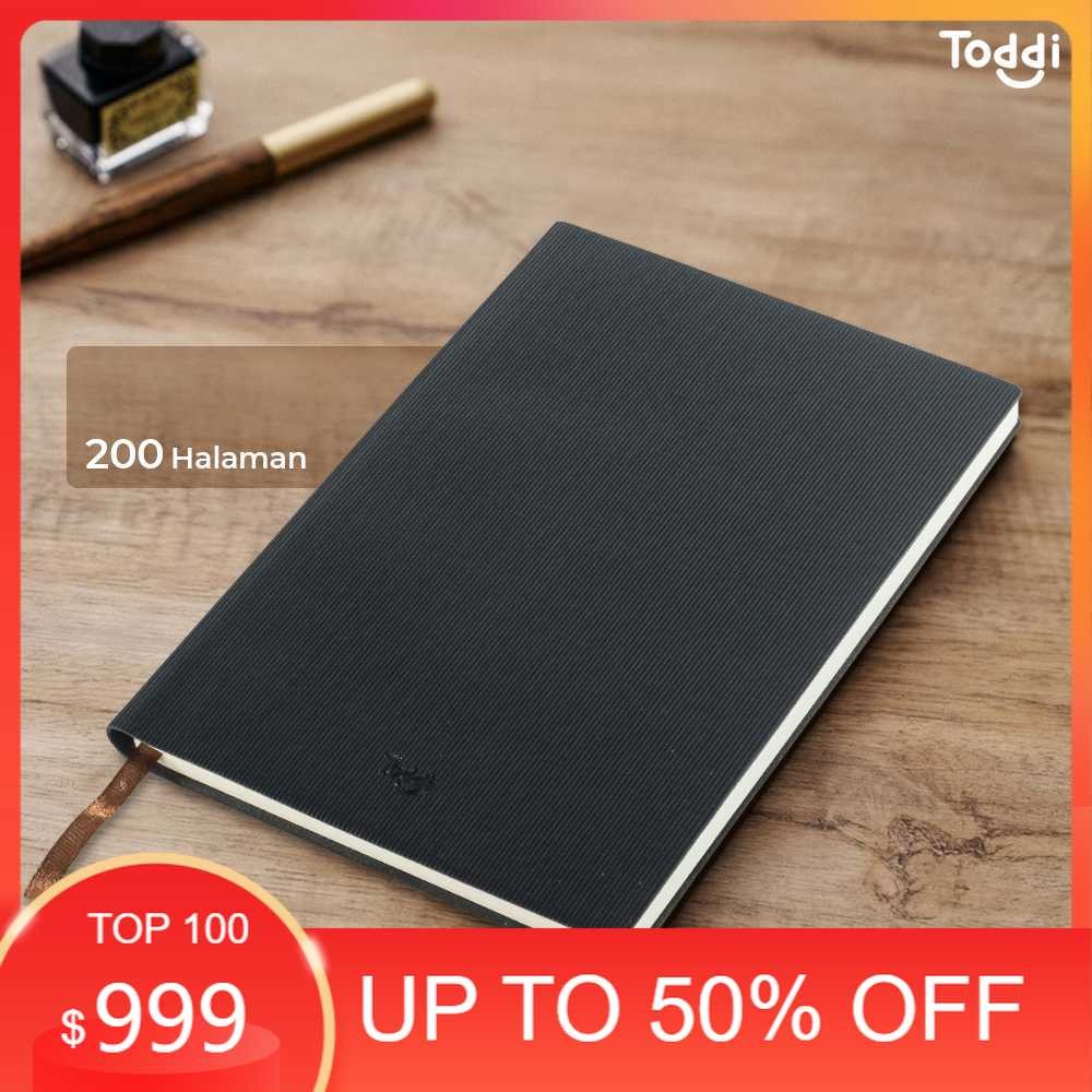 

Toddi Buku Jurnal Leather Notebook Diary 68GSM 200 Halaman Grid - TD100