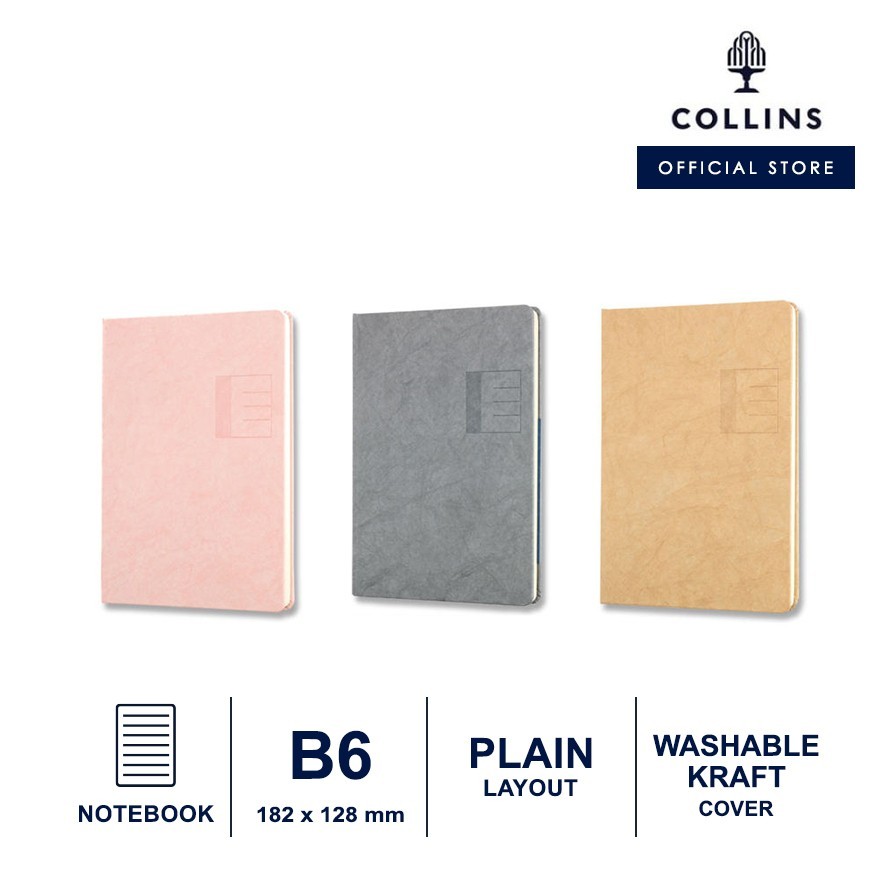 

Collins Notebook Serendipity B6 Plain Agenda Jurnal Planner Journal