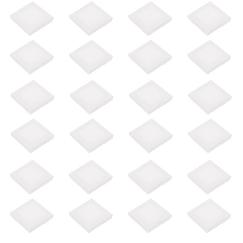

24Pcs Canvas Painting Board Mini Blank Panels Frames Stretched Canvases Primed White Frame Boards Flat Artist Panel Oil Acrylics