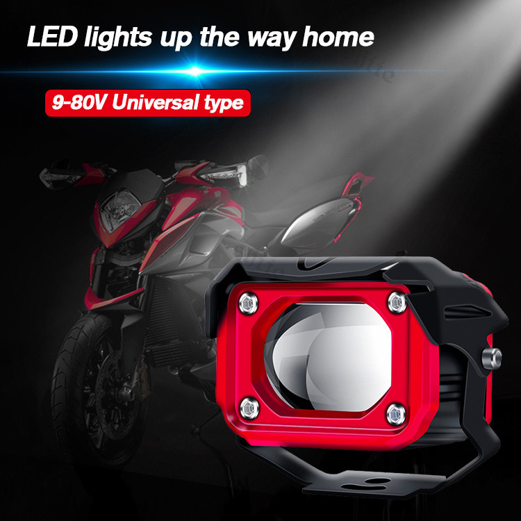 Lampu Tembak Sorot LED Laser Gun VINYX M30 Lasergun Motor Mobil Dual CSP Warna Putih Kuning 30 Watt 