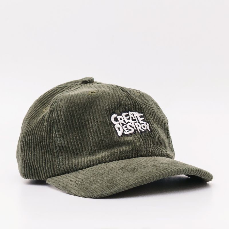 Topi Polocap Corduroy Army Topi Distro Pria Original