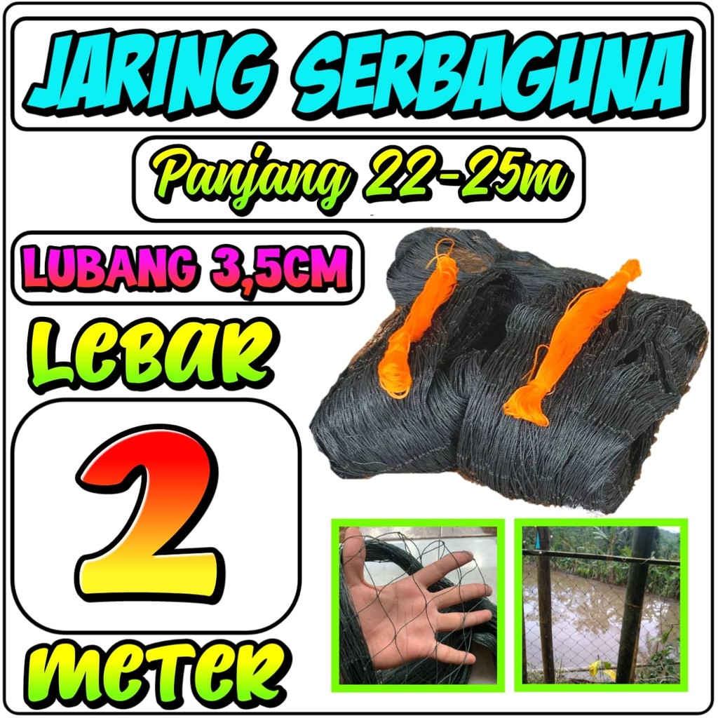 Jaring Ayam Jaring Kandang Ayam Lebar 2 Meter x Panjang 20-25 Meter