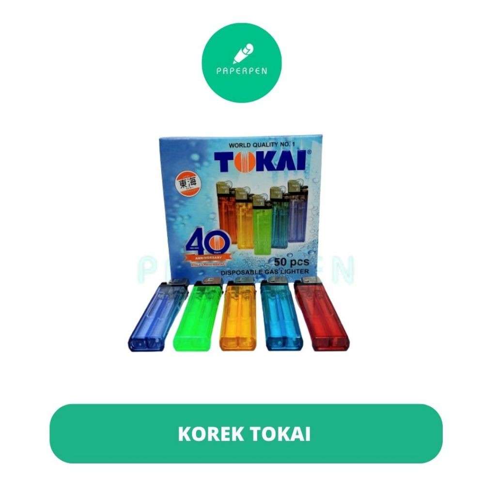 (Pcs) KOREK TOKAI/korek api tokai/korek api