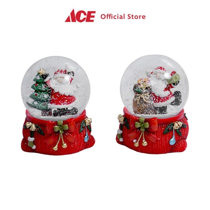 

Noelle 6.5 cm Miniatur Dekorasi Natal Christmas Water Globe Santa Random Xmas Decoration Ornamen Hiasan Natal Pajangan Decor