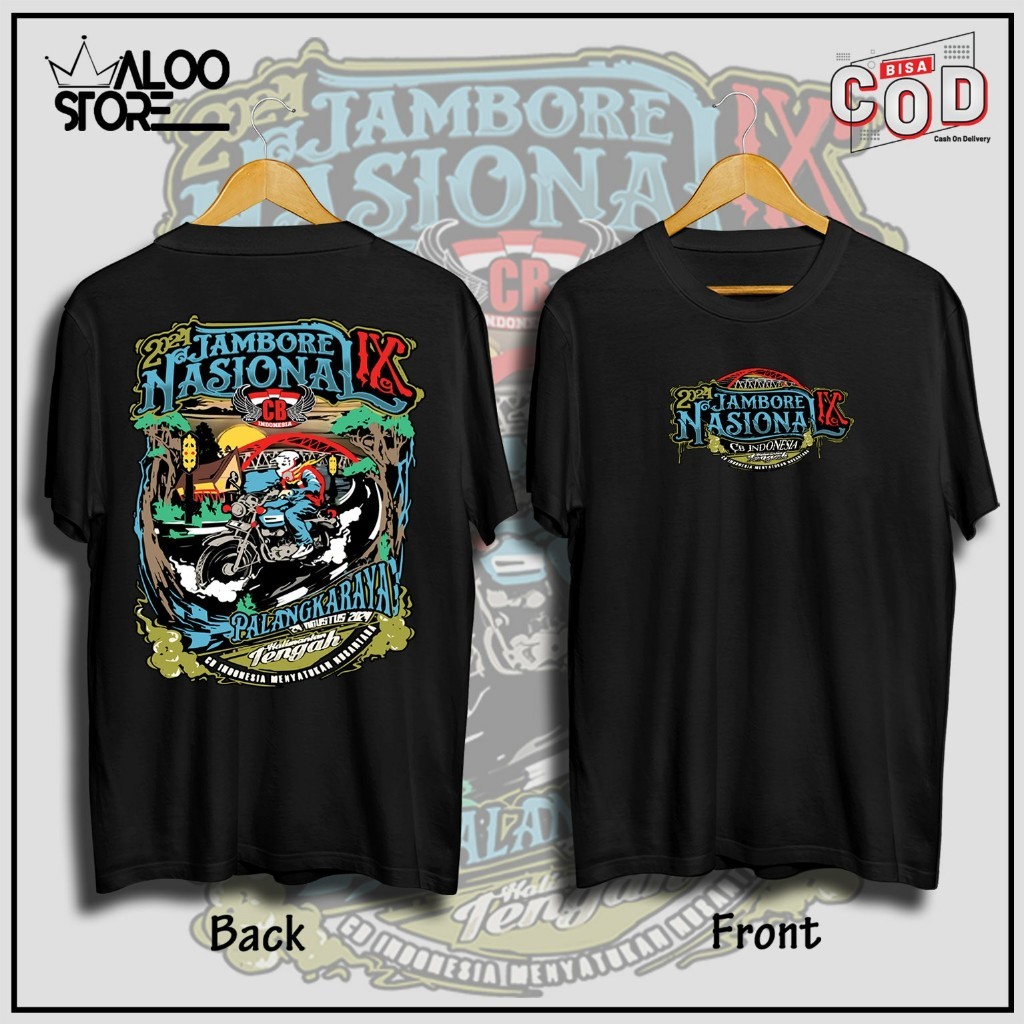KAOS JAMNAS CB INDONESIA PALANGKARAYA KALIMANTAN TENGAH / KAOS JAMBORE NASIONAL CBI ORIGINAL / KAOS 
