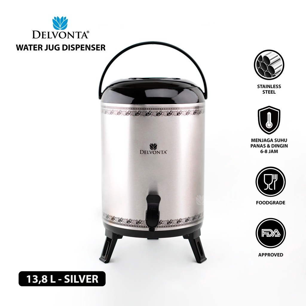 Delvonta Water Jug Dispenser 13.8 liter
