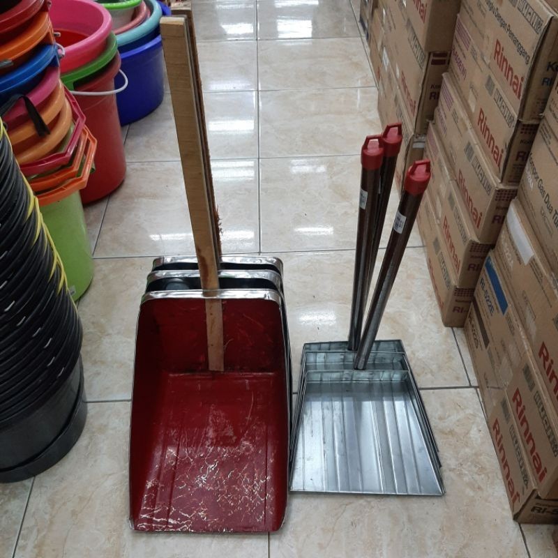 KHUSUS INSTAN Pengki Serok Sampah Seng Kecil