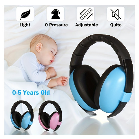 ASS PENUTUP TELINGA BAYI DI PESAWAT EARMUFFS BAYI ANAK PELINDUNG TELINGA BAYI PEREDAM KEBISINGAN