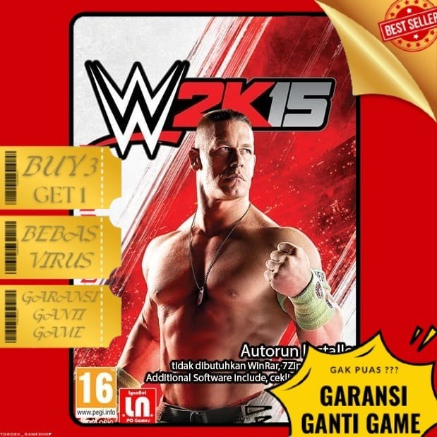 WWE 2K15 SmackDown - PC  Game - Download Langsung Play