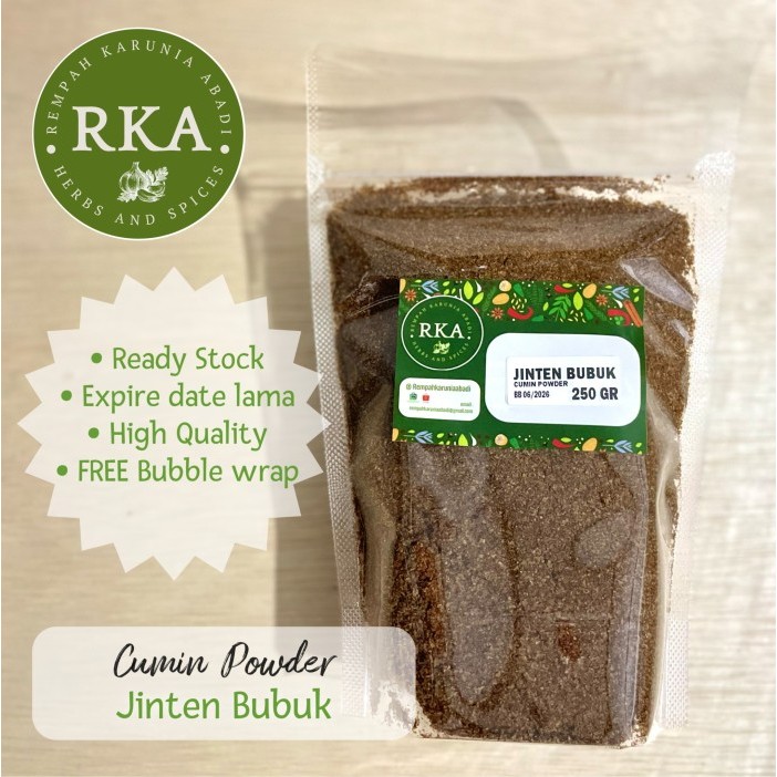 

Jinten Jintan Bubuk Murni - 100 gr / Cumin Powder 100 gr / Pure Ground Cumin 100gr