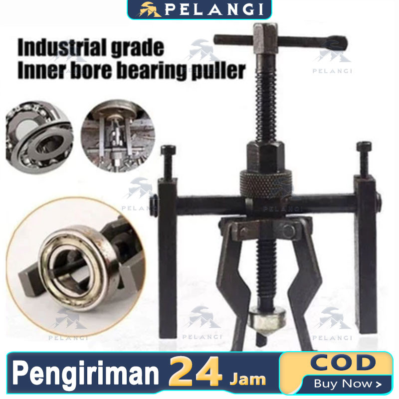 

Bearing Puller / Treker Bearing Puller /Inner Bearing Puller Riku/Treker Bearing 3 kaki Bearing Puller Alat Cabut Bearing/Treker Bearing Puller Pilot Bearing Puller Inner Treker Riku Cabut Bearing Dalam Ukuran 16-38mm Gear Extractor 3 Kaki Jaw Mesin Motor
