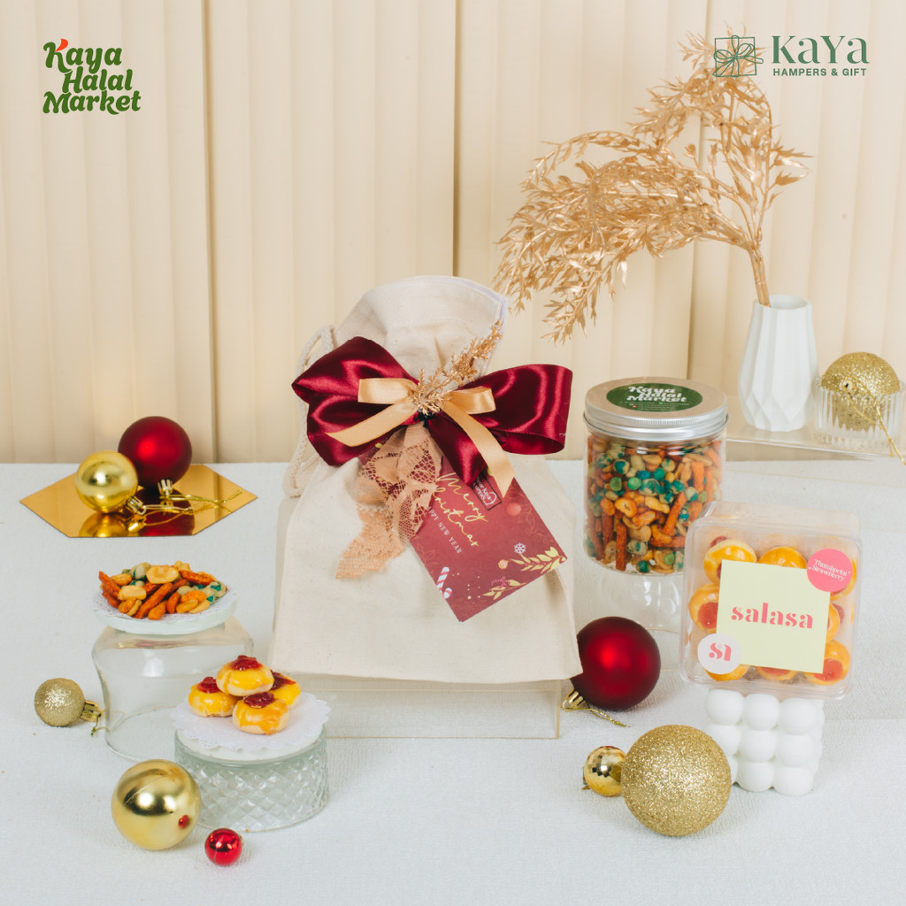 

Hampers Parsel Joyful Bites Cookies, Mix Nuts Kaya Halal Market