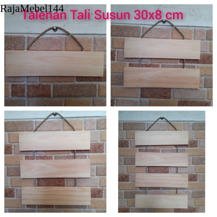 

Talenan Tali susun 30x8 cm/ Talenan decopage/Talenan Lukis - 30x8 susun 1 gratis ongkir