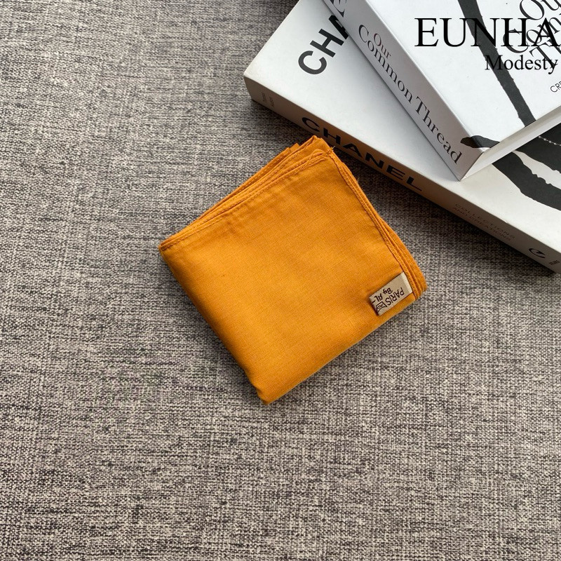 Kerudung Hijab Segiempat Paris Premium By AL MAHIRA Seri Warna Terbaru/Terlaris Warna Kuning Mustard