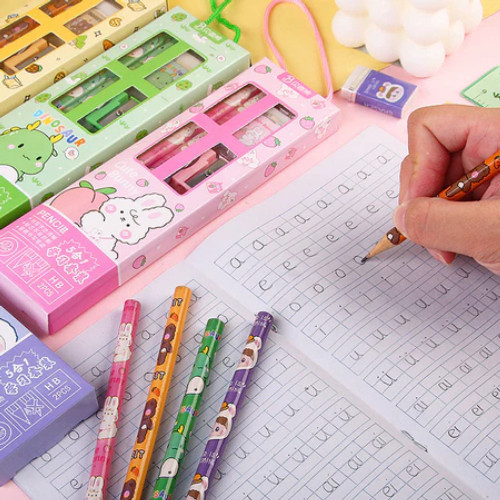 

GGS Set Alat Tulis 5 in 1 / Set Alat Tulis Kartun / Set Alat Tulis 5 in 1 Lucu / Set Alat Tulis Anak Motif Kartun Y3432